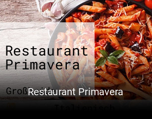 Restaurant Primavera online reservieren