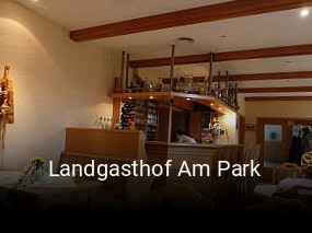 Landgasthof Am Park online reservieren