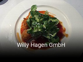 Jetzt bei Willy Hagen GmbH einen Tisch reservieren