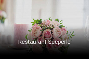 Restaurant Seeperle tisch reservieren