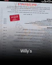 Willy's tisch reservieren