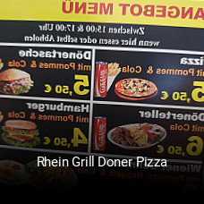 Rhein Grill Doner Pizza online reservieren