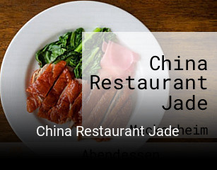 Jetzt bei China Restaurant Jade einen Tisch reservieren