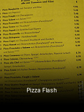 Jetzt bei Pizza Flash einen Tisch reservieren