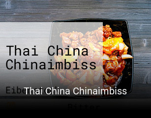 Thai China Chinaimbiss tisch buchen