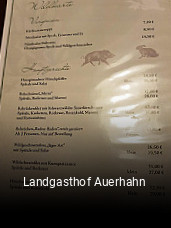 Landgasthof Auerhahn tisch reservieren