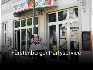 Fürstenberger Partyservice tisch reservieren