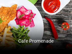 Cafe Promenade tisch reservieren