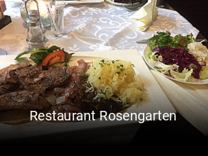 Jetzt bei Restaurant Rosengarten einen Tisch reservieren
