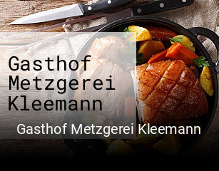 Gasthof Metzgerei Kleemann online reservieren