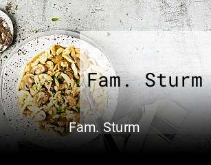 Fam. Sturm online reservieren
