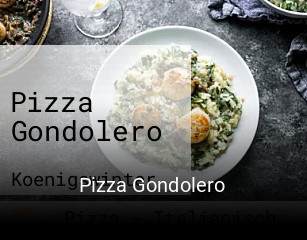 Jetzt bei Pizza Gondolero einen Tisch reservieren