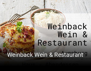 Weinback Wein & Restaurant tisch reservieren