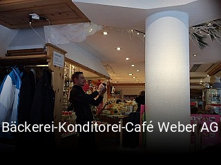 Jetzt bei Bäckerei-Konditorei-Café Weber AG einen Tisch reservieren
