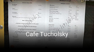 Jetzt bei Cafe Tucholsky einen Tisch reservieren