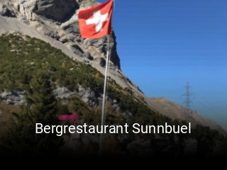 Bergrestaurant Sunnbuel reservieren