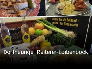 Dorfheuriger Reiterer-Loibenbock online reservieren