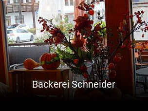 Backerei Schneider online reservieren