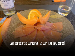 Seerestaurant Zur Brauerei tisch buchen