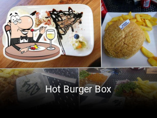 Hot Burger Box tisch reservieren